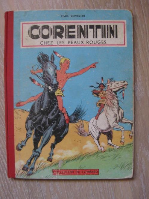 Corentin chez les Peaux-Rouges Ed.O 1956 état moyen, Boeken, Stripverhalen, Gelezen, Eén stripboek, Ophalen of Verzenden