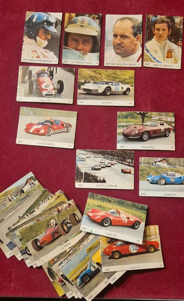 Lot sportauto s + 4 autorenners SAM, Verzamelen, Automerken, Motoren en Formule 1, Ophalen