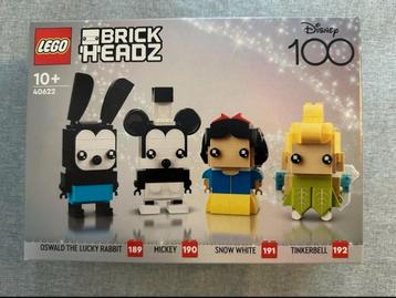 Lego 40622 Brickheadz Disney 100e anniversaire NOUVEAU disponible aux enchères