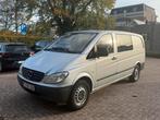 Mercedes vito 2.2 115 dubbel cabine euro4 met airco 5 plaats, Auto's, Zwart, Mercedes-Benz, Bedrijf, Diesel