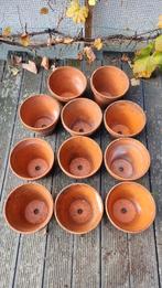 11 bloempotten  Diameter 24cm, Balcon, Moins de 25 cm, Enlèvement, Utilisé