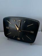 Russische wekker - gelakt hout en metaal-50’s, Antiek en Kunst, Ophalen of Verzenden