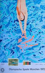 David Hockney - Diver - Officiele zegels, Antiek en Kunst, Kunst | Litho's en Zeefdrukken, Ophalen of Verzenden