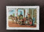 Benin 1998 - antieke brandweerwagen, Postzegels en Munten, Ophalen of Verzenden, Overige landen, Gestempeld