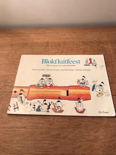 blokfluitfeest 1 - Roely van Delft, Boeken, Muziek, Instrument, Ophalen of Verzenden