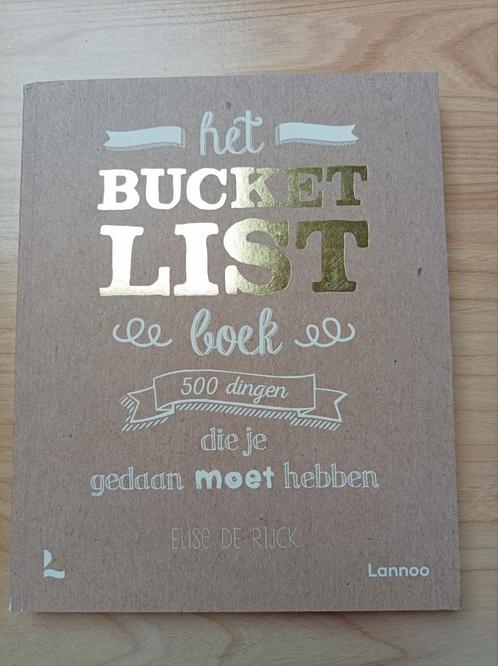 Elise De Rijck - Het Bucketlist boek, Boeken, Mode, Zo goed als nieuw, Ophalen of Verzenden