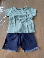 Set short + t-shirt C&A - jongen - groen/blauw - maat 80, Enfants & Bébés, Vêtements de bébé | Taille 80, C&A, Ensemble, Garçon