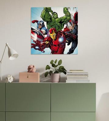 The Avengers Canvas Teampower - 60x60 cm - Marvel beschikbaar voor biedingen