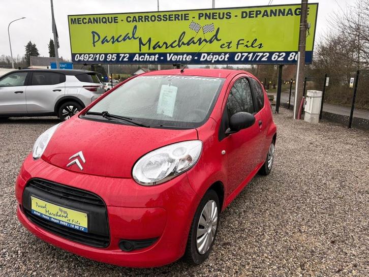 CITROEN C1, Auto's, Citroën, Bedrijf, Te koop, C1, Radio, Benzine, Euro 4, Stadsauto, 3 deurs, Handgeschakeld, Rood, Zwart, Stof