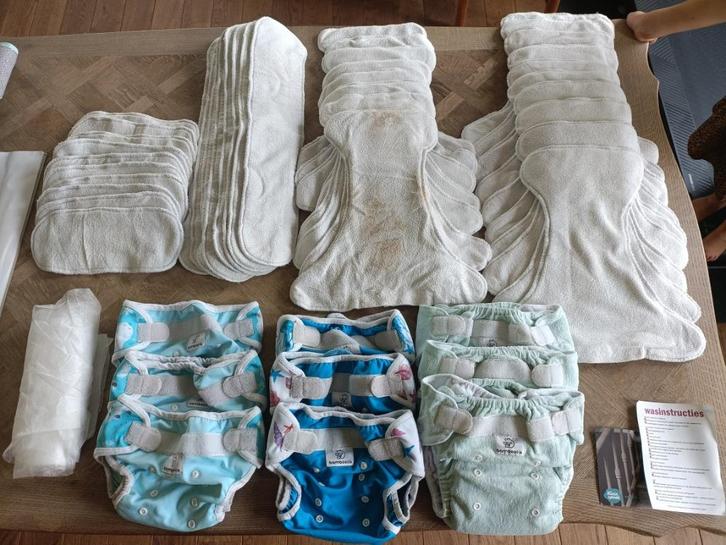 Wasbare luiers Bamboolik, Kinderen en Baby's, Kinderspulletjes, Gebruikt, Ophalen