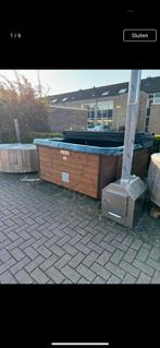 Hottub premium | square hottub xxl | acryl | full option, Tuin en Terras, Ophalen, Zo goed als nieuw