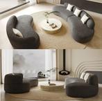 Magnifique Ensemble de 2 canapés Design noirs Produits Neufs, Huis en Inrichting, Zetels | Zetels, Hout, Minder dan 75 cm, Ophalen of Verzenden