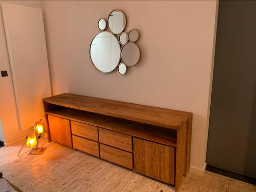 Prachtig teakhouten dressoir, Huis en Inrichting, Kasten | Buffetkasten, Zo goed als nieuw, Minder dan 100 cm, 200 cm of meer