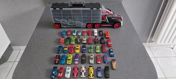 hotwheels met opbergtruck  beschikbaar voor biedingen