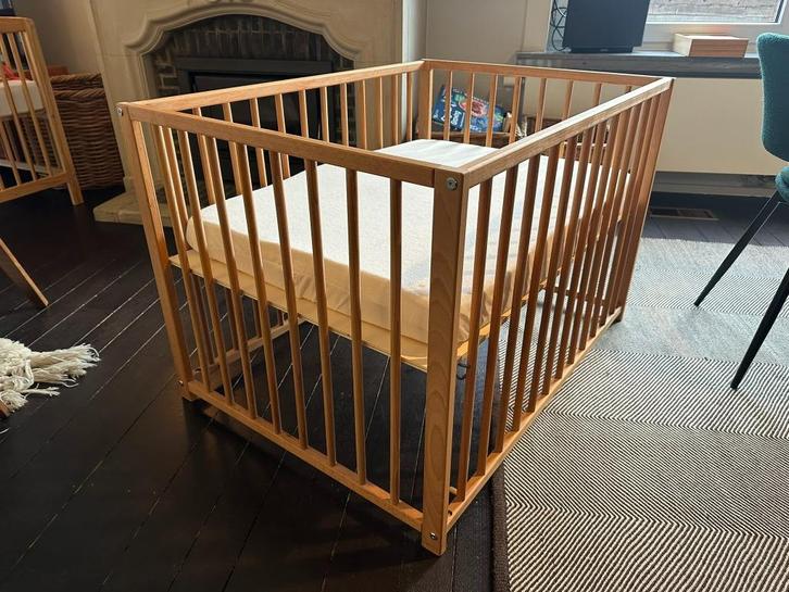 Grand parc pour enfant, Kinderen en Baby's, Babyparken, Nieuw, Rechthoekig, In hoogte verstelbaar, Boxkleed, Ophalen