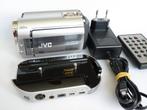 JVC GZ-MG335HE, HDD (harddisk) video+MicroSD, accu, adapter, Camera, Harde schijf, Ophalen of Verzenden, JVC