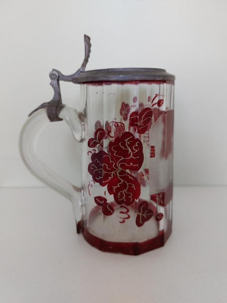 Chope antique du XIXe siècle miniature en cristal taillé, Antiquités & Art, Antiquités | Verre & Cristal, Enlèvement ou Envoi