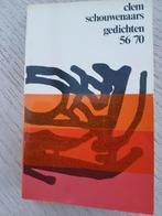 Gedichten 56 70, Gelezen, Clem Schouwenaars, Ophalen of Verzenden, Eén auteur