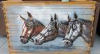Paarden wanddecoratie, Ophalen, Zo goed als nieuw