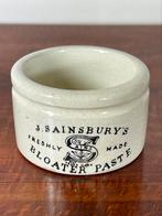 Pot antique J.SAINSBURY’S freshly made bloater paste, Enlèvement ou Envoi