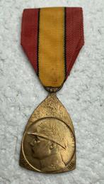 medaille, Herinneringsmedaille 1914-18 (Ing 1919), Zg, Verzamelen, Ophalen of Verzenden, Landmacht, Lintje, Medaille of Wings
