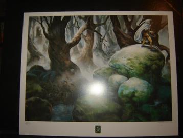 Litho Alzeor Mondraggo - David Caryn - genummerd-gesigneerd. beschikbaar voor biedingen