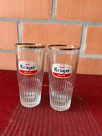 Krüger pils glazen, Verzamelen, Glas en Drinkglazen, Ophalen of Verzenden, Zo goed als nieuw