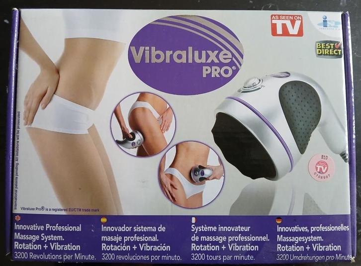 Vibraluxe Pro: cellulite - douleurs musculaires, Sport en Fitness, Overige Sport en Fitness, Zo goed als nieuw, Ophalen