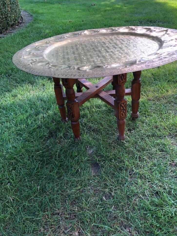 Authentieke Marokkaanse theetafel, Antiek en Kunst, Antiek | Meubels | Tafels, Ophalen