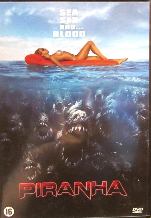 DVD HORROR- PIRANHA, Cd's en Dvd's, Dvd's | Horror, Zo goed als nieuw, Monsters, Alle leeftijden, Ophalen of Verzenden