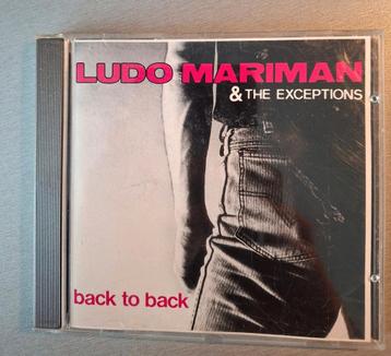 Cd. Ludo Mariman & the Exceptions. Back to back. beschikbaar voor biedingen