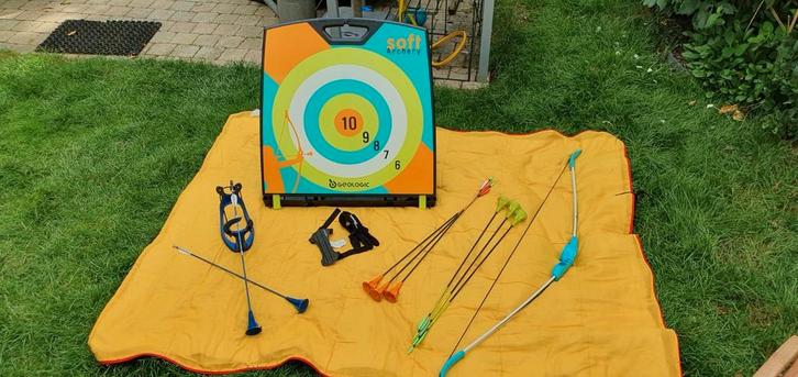 Boogschiet set Decathlon, Kinderen en Baby's, Speelgoed | Buiten | Actiespeelgoed, Gebruikt, Ophalen