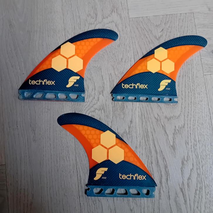 Futures Fins AM2 Techflex Thruster, nieuw, Watersport en Boten, Golfsurfen, Nieuw, Shortboard, Met vinnen, Met koord, Verzenden