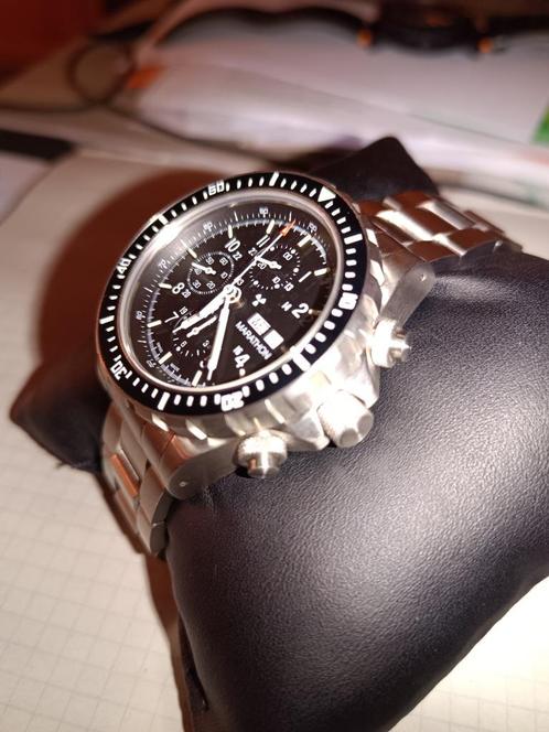 Marathon CSAR Chronograph NIEUW, Handtassen en Accessoires, Horloges | Heren, Nieuw, Polshorloge, Overige merken, Staal, Staal