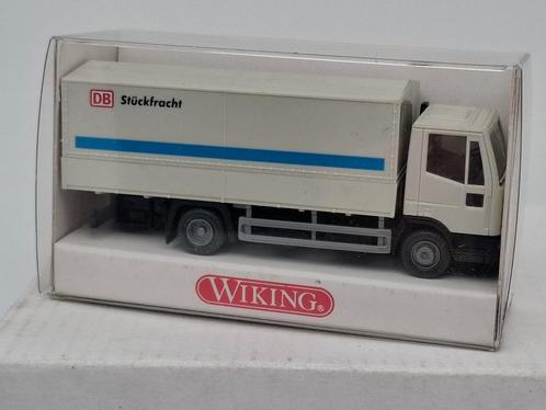IVECO Eurocargo bakwagen huif - Wiking 1/87, Hobby en Vrije tijd, Modelauto's | 1:87, Zo goed als nieuw, Bus of Vrachtwagen, Wiking