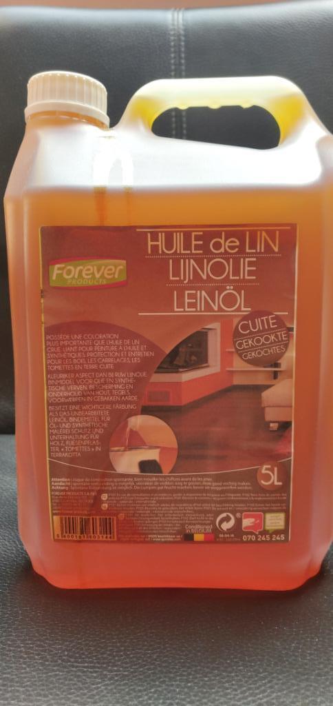 Lijnolie, Doe-het-zelf en Bouw, Verf, Beits en Lak, Nieuw, 5 tot 10 liter, Ophalen