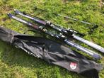 Ski-jas met stokken en tas, Sport en Fitness, Skiën en Langlaufen, Ophalen, 160 tot 180 cm, Gebruikt, Salomon