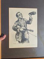 Teken Romeo Dumoulin, Antiek en Kunst, Kunst | Tekeningen en Fotografie, Ophalen of Verzenden