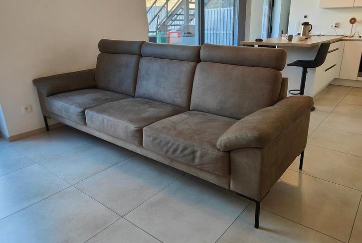 Canapé alcantara 3 places, Huis en Inrichting, Zetels | Zetels, Nieuw, Ophalen