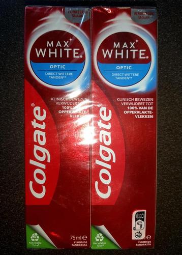 Colgate Max White Optic 2x75ml beschikbaar voor biedingen
