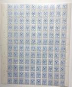 1960. Feuille de 120 timbres. Bandes de 12 MNH., Timbres & Monnaies, Timbres | Europe | Belgique, Gomme originale, Neuf, Autre