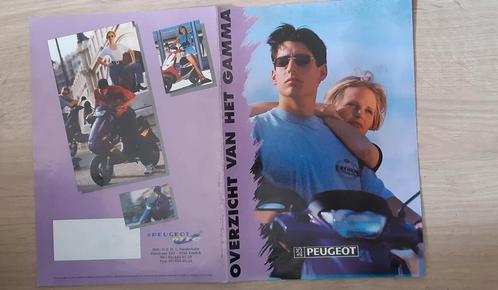 Folder Peugeot MTC motocycles scooters, Boeken, Motoren, Zo goed als nieuw, Ophalen of Verzenden