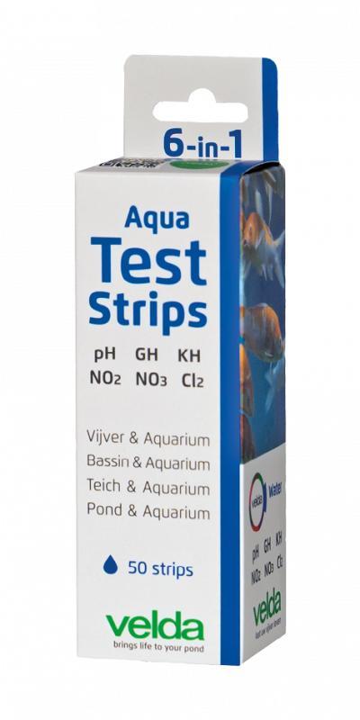 Velda Aqua Test Strips 6 in 1 watertesters, Tuin en Terras, Vijver-toebehoren, Nieuw, Overige typen, Ophalen of Verzenden