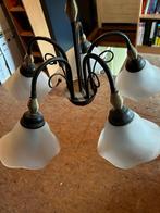 Stijlvolle plafond luster, Ophalen, Zo goed als nieuw, Glas, Rustieke en landelijke stijl