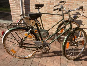 Vintage Gazelle dames- en herenfiets  beschikbaar voor biedingen