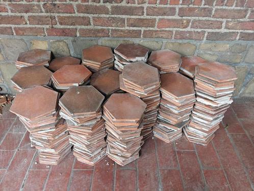 Authentieke zeshoekige terracotta vloertegels, Doe-het-zelf en Bouw, Tegels, Vloertegels, Ophalen