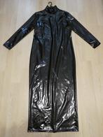 Jurk Lak PVC Zwart Smal, Kleding | Dames, Ophalen of Verzenden, Nieuw, Zwart