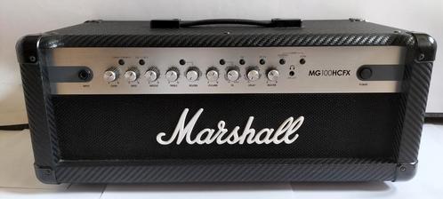 Marshall MG100HCFX gitaarversterker top, Muziek en Instrumenten, Versterkers | Bas en Gitaar, Zo goed als nieuw, Gitaar, 100 watt of meer