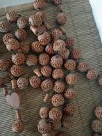 Vintage houten rozenkrans Lourdes, Antiek en Kunst, Ophalen of Verzenden