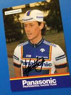 wielerkaart 1987 team panasonic eric vanderaerden signe, Verzenden, Zo goed als nieuw